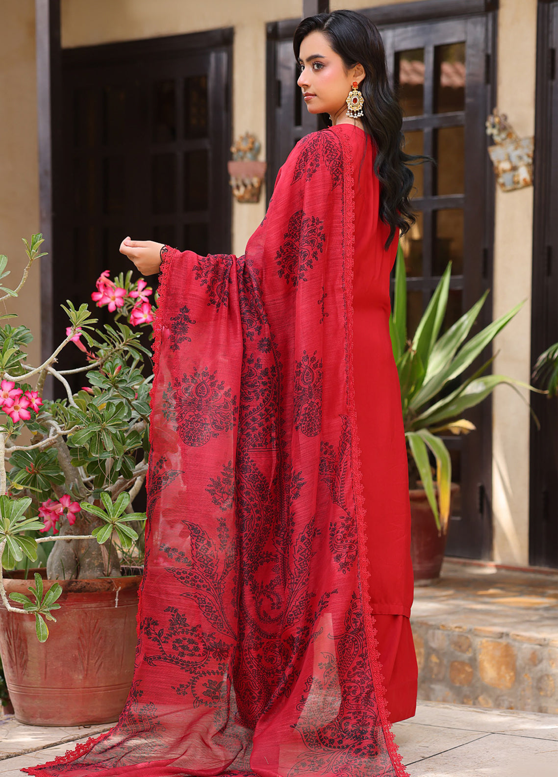Schick Embroidered Viscose 3 Piece Unstitched Suit SDH26EV D-01 Schick Embroidered Viscose 3 Piece Unstitched Suit SDH26EV D-01