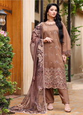 Schick Embroidered Viscose 3 Piece Unstitched Suit SDH26EV D-03