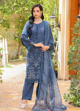 Schick Embroidered Viscose 3 Piece Unstitched Suit SDH26EV D-04