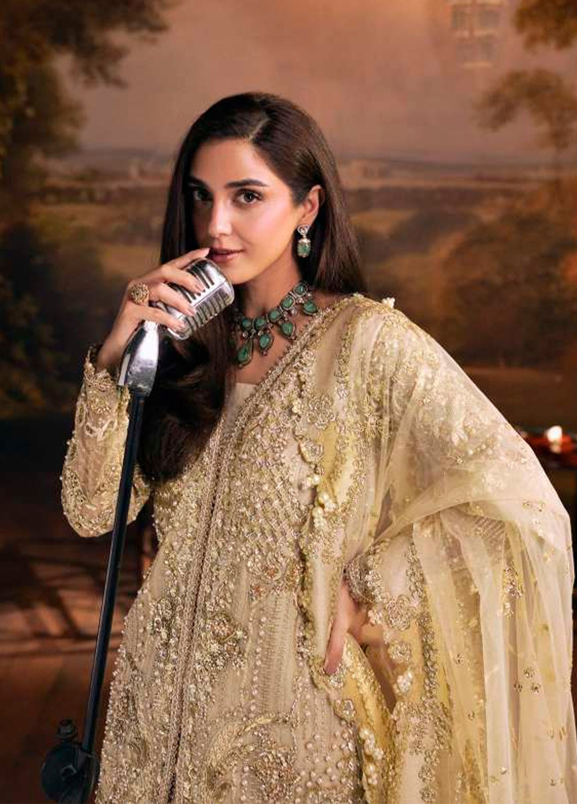 Serenade By Elaf Formal Embroidered Organza - Poly Net 3 Piece Unstitched Suit EF26SFH D-EHM-01 OPERA Serenade By Elaf Formal Embroidered Organza - Poly Net 3 Piece Unstitched Suit EF26SFH D-EHM-01 OPERA