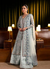 Serenade By Elaf Formal Embroidered Organza - Poly Net 3 Piece Unstitched Suit EF26SFH D-EHM-04 LUMIERE