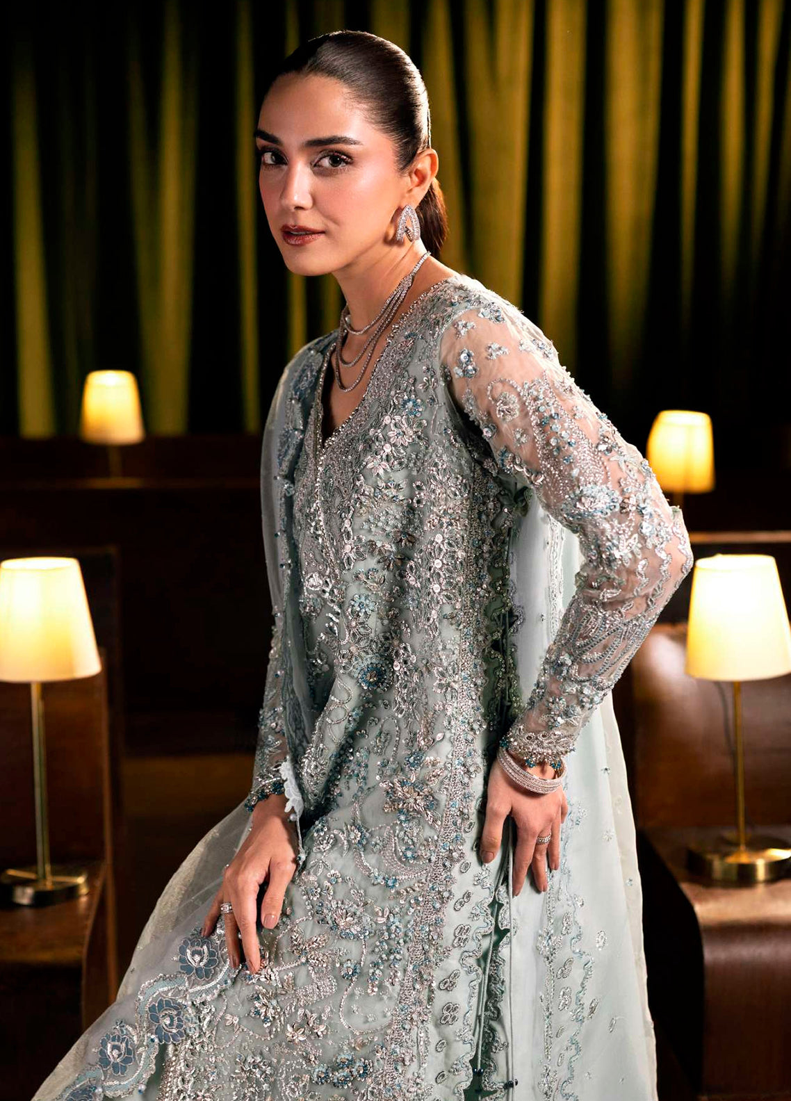 Serenade By Elaf Formal Embroidered Organza - Poly Net 3 Piece Unstitched Suit EF26SFH D-EHM-04 LUMIERE Serenade By Elaf Formal Embroidered Organza - Poly Net 3 Piece Unstitched Suit EF26SFH D-EHM-04 LUMIERE