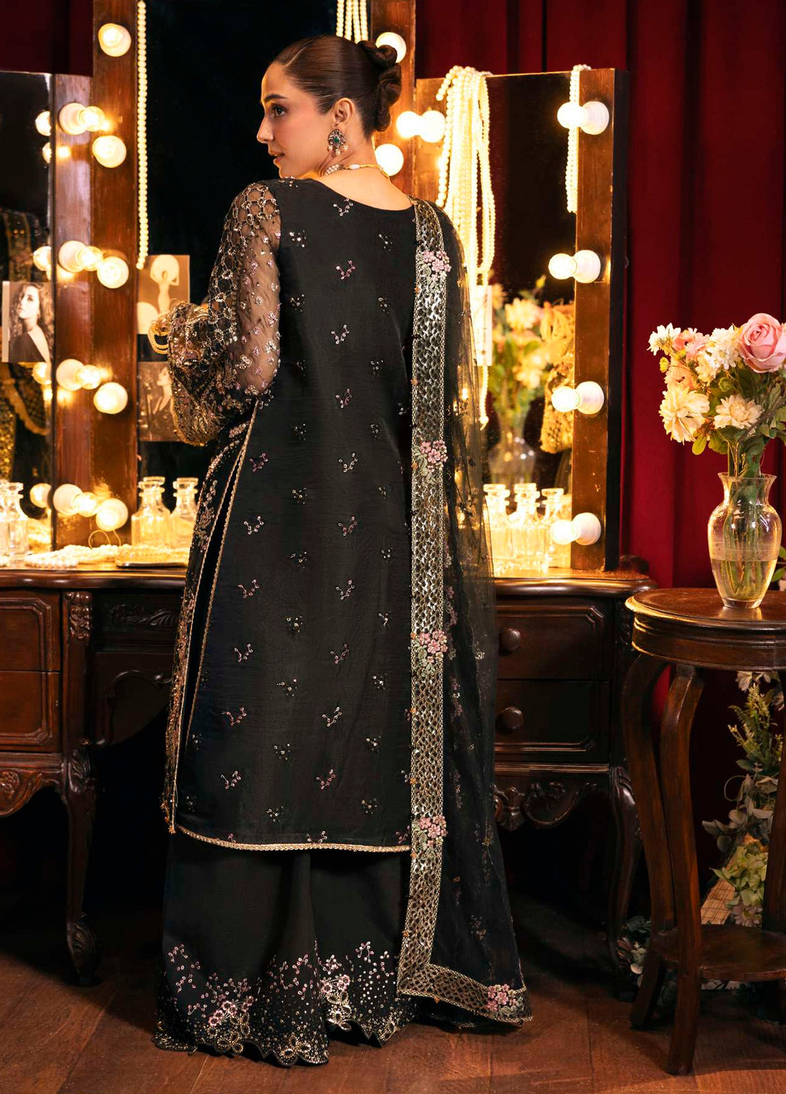 Serenade By Elaf Formal Embroidered Organza - Poly Net 3 Piece Unstitched Suit EF26SFH D-EHM-05 MASQUERADE Serenade By Elaf Formal Embroidered Organza - Poly Net 3 Piece Unstitched Suit EF26SFH D-EHM-05 MASQUERADE