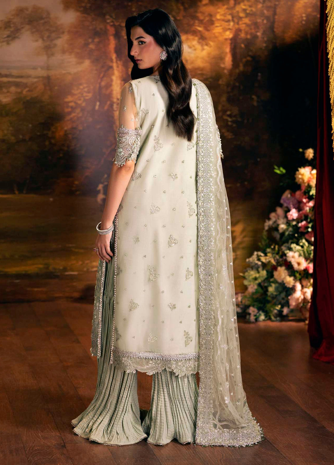 Serenade By Elaf Formal Embroidered Organza - Poly Net 3 Piece Unstitched Suit EF26SFH D-EHM-08 ELYSIA Serenade By Elaf Formal Embroidered Organza - Poly Net 3 Piece Unstitched Suit EF26SFH D-EHM-08 ELYSIA