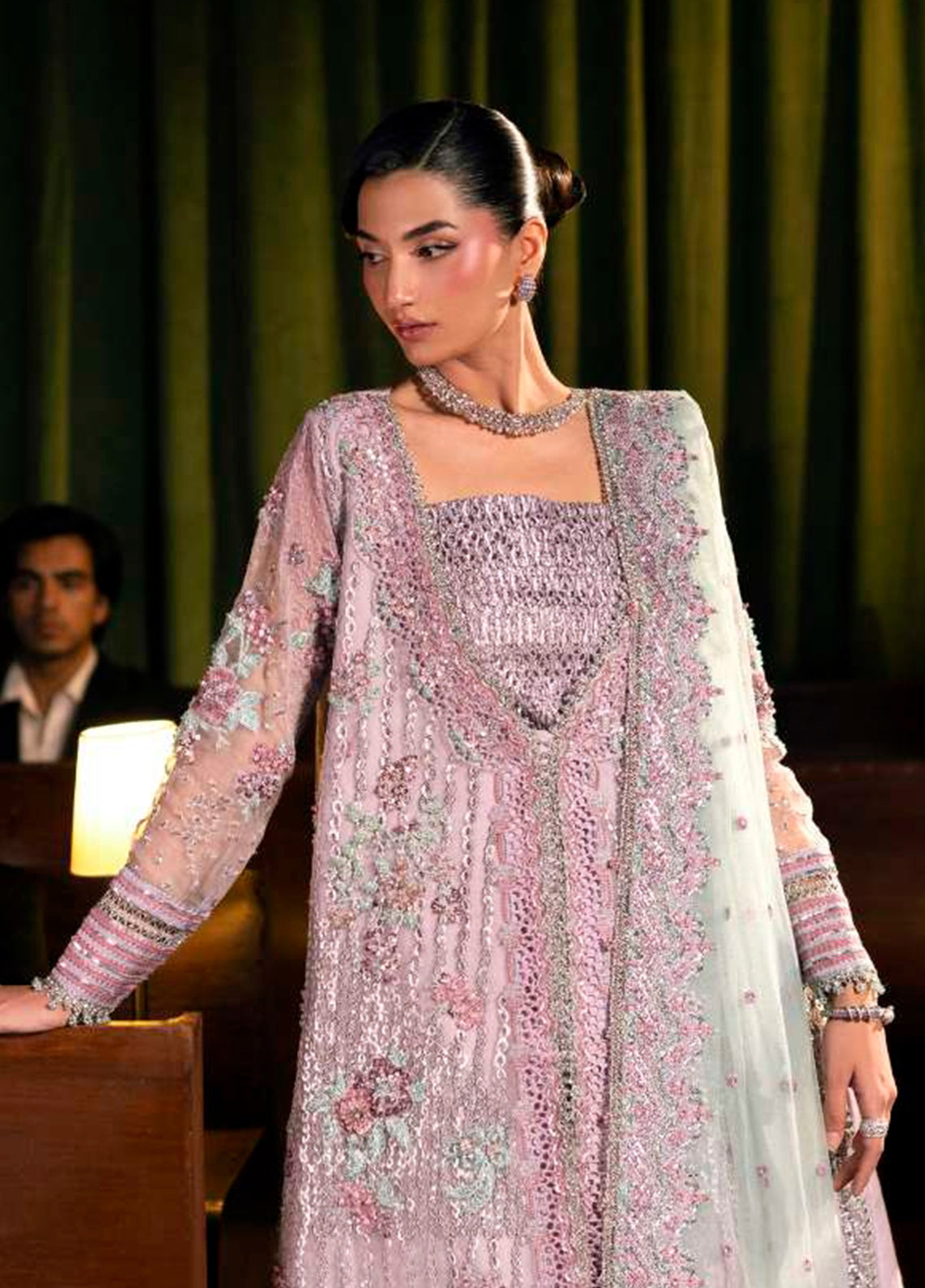 Serenade By Elaf Formal Embroidered Organza - Poly Net 3 Piece Unstitched Suit EF26SFH D-EHM-09 OPHELIA Serenade By Elaf Formal Embroidered Organza - Poly Net 3 Piece Unstitched Suit EF26SFH D-EHM-09 OPHELIA