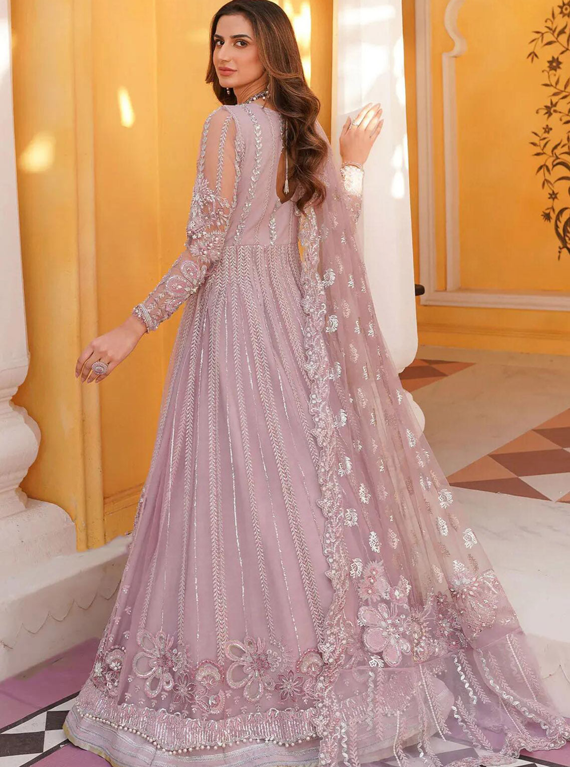 Serene by Mehak Yaqoob Embroidered Net Suits Unstitched 3 Piece - MY24WF 02 IRIS Serene by Mehak Yaqoob Embroidered Net Suits Unstitched 3 Piece - MY24WF 02 IRIS