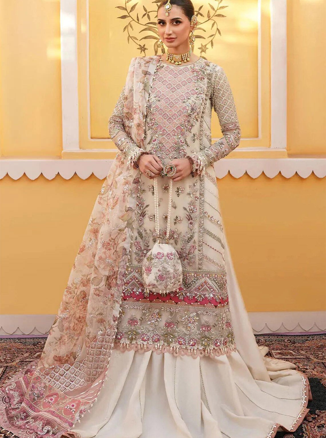 Serene by Mehak Yaqoob Embroidered Organza Suits Unstitched 3 Piece - MY24WF 05 VENICE Serene by Mehak Yaqoob Embroidered Organza Suits Unstitched 3 Piece - MY24WF 05 VENICE