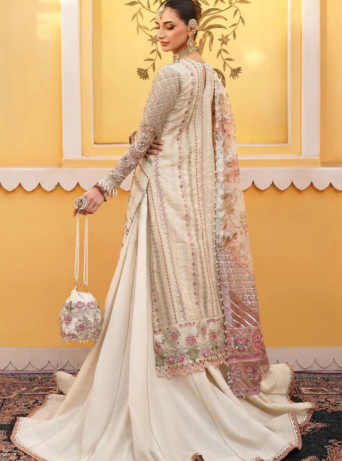 Serene by Mehak Yaqoob Embroidered Organza Suits Unstitched 3 Piece - MY24WF 05 VENICE Serene by Mehak Yaqoob Embroidered Organza Suits Unstitched 3 Piece - MY24WF 05 VENICE