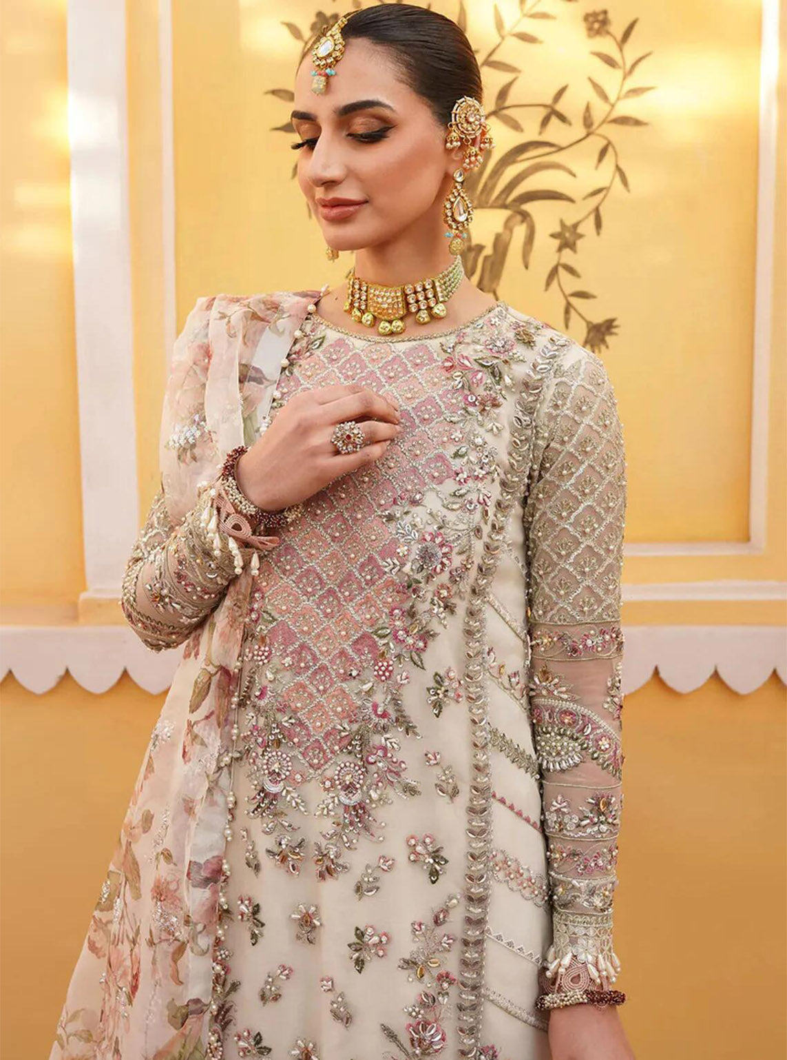 Serene by Mehak Yaqoob Embroidered Organza Suits Unstitched 3 Piece - MY24WF 05 VENICE Serene by Mehak Yaqoob Embroidered Organza Suits Unstitched 3 Piece - MY24WF 05 VENICE