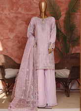 Shaahkaar By HZ Textiles Formal Embroidered Organza 3 Piece Stitched Suit HZ26SFE D-242-PPL