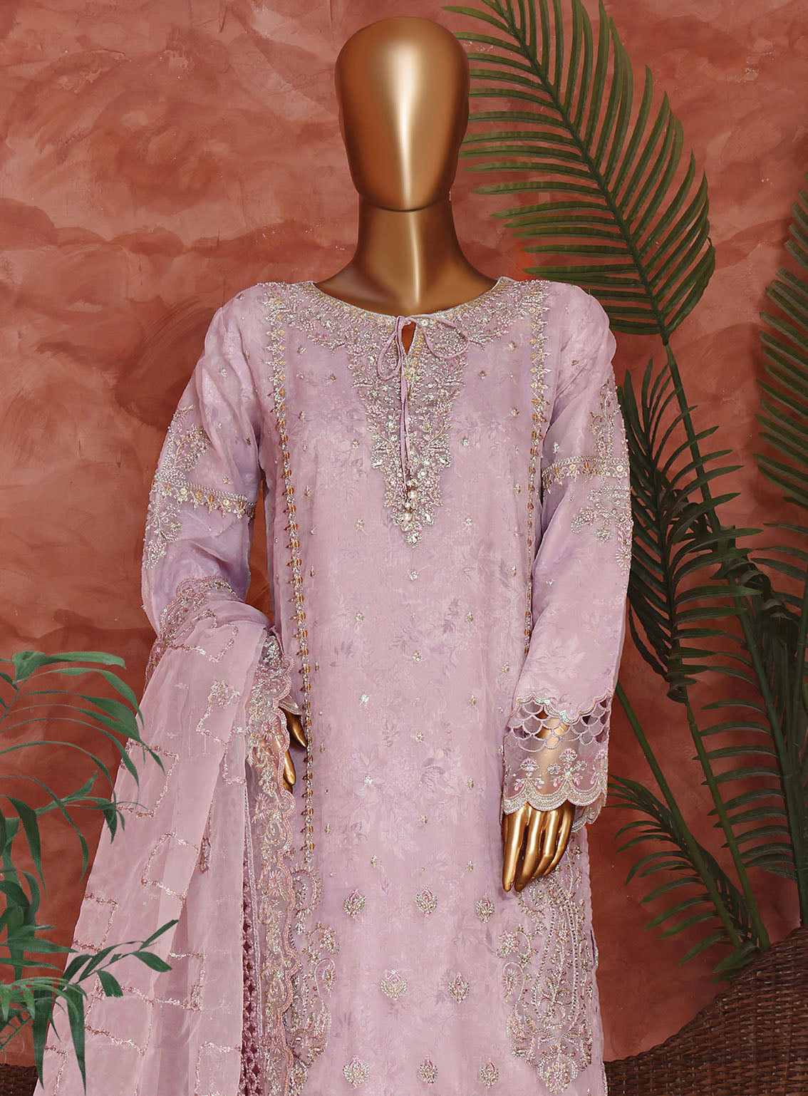Shaahkaar By HZ Textiles Formal Embroidered Organza 3 Piece Stitched Suit HZ26SFE D-242-PPL Shaahkaar By HZ Textiles Formal Embroidered Organza 3 Piece Stitched Suit HZ26SFE D-242-PPL