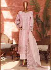 Shaahkaar By HZ Textiles Formal Embroidered Organza 3 Piece Stitched Suit HZ26SFE D-243-PPNK