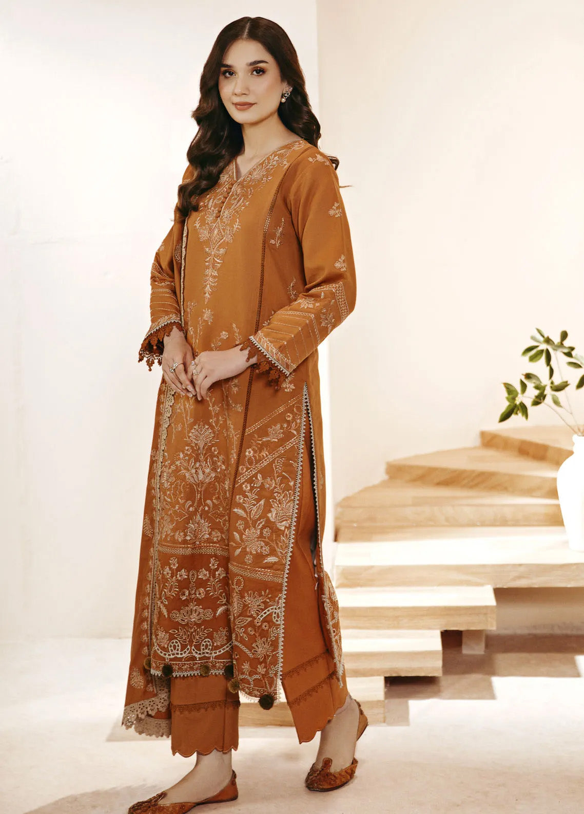 Shades Of Winter By Florent Embroidered Marina Suits Unstitched 3 Piece - FL24SW FL-07 Shades Of Winter By Florent Embroidered Marina Suits Unstitched 3 Piece - FL24SW FL-07