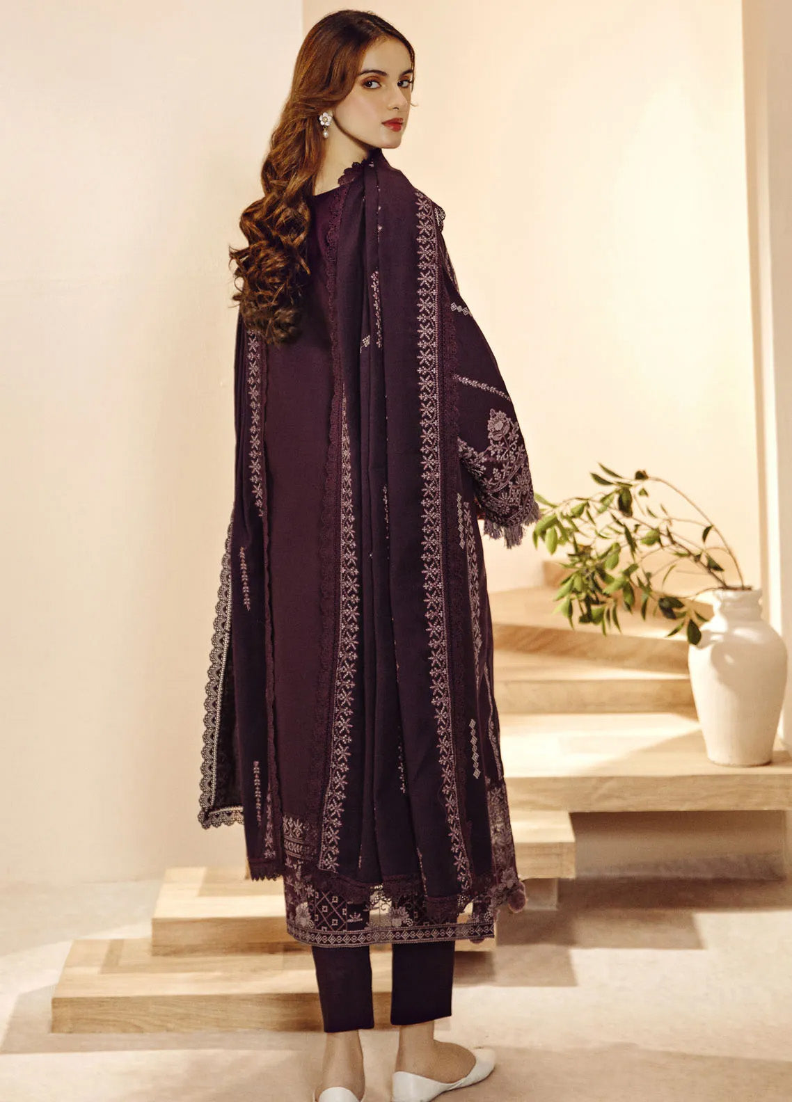 Shades Of Winter By Florent Embroidered Marina Suits Unstitched 3 Piece - FL24SW FL-2A Shades Of Winter By Florent Embroidered Marina Suits Unstitched 3 Piece - FL24SW FL-2A