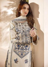 Shades Of Winter By Florent Embroidered Marina Suits Unstitched 3 Piece - FL24SW FL-2B
