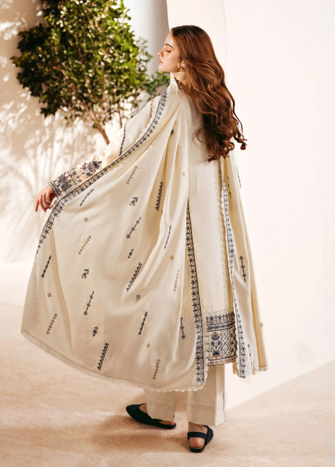 Shades Of Winter By Florent Embroidered Marina Suits Unstitched 3 Piece - FL24SW FL-2B Shades Of Winter By Florent Embroidered Marina Suits Unstitched 3 Piece - FL24SW FL-2B