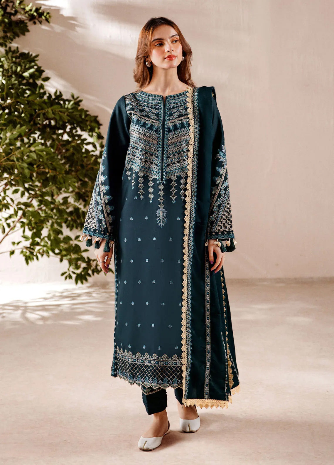 Shades Of Winter By Florent Embroidered Marina Suits Unstitched 3 Piece - FL24SW FL-3A Shades Of Winter By Florent Embroidered Marina Suits Unstitched 3 Piece - FL24SW FL-3A