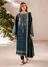 Shades Of Winter By Florent Embroidered Marina Suits Unstitched 3 Piece - FL24SW FL-3A