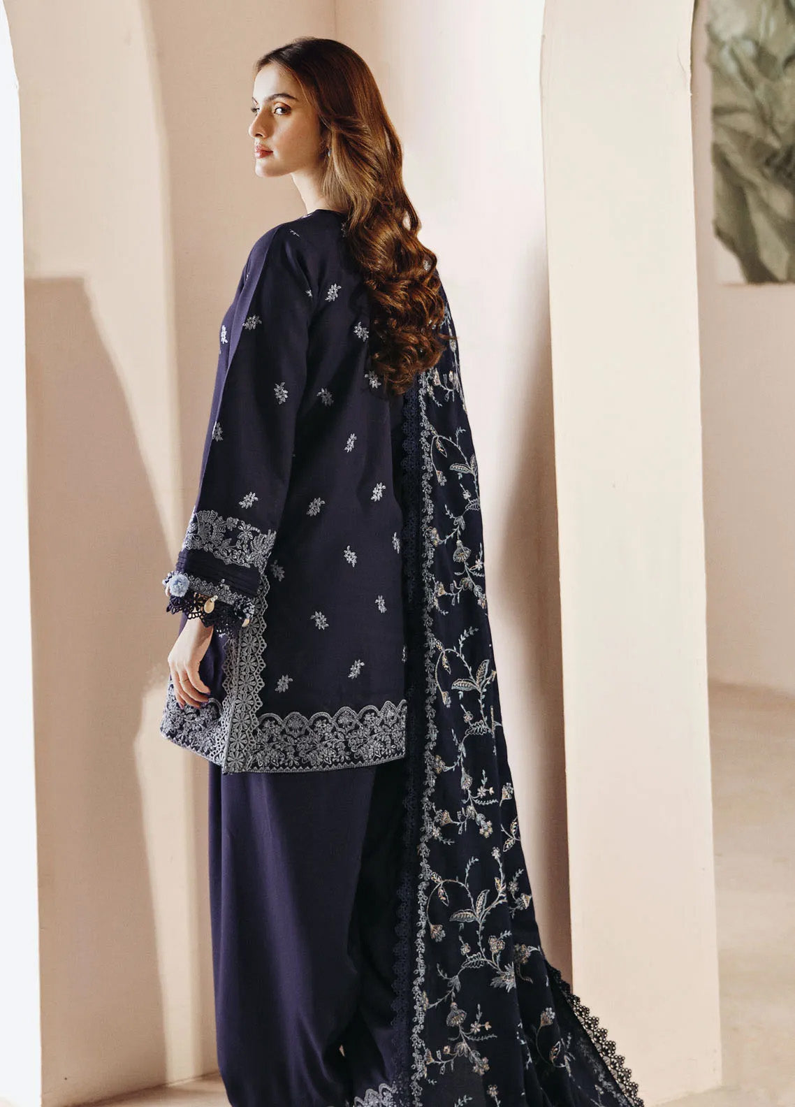 Shades Of Winter By Florent Embroidered Marina Suits Unstitched 3 Piece - FL24SW FL-4A Shades Of Winter By Florent Embroidered Marina Suits Unstitched 3 Piece - FL24SW FL-4A