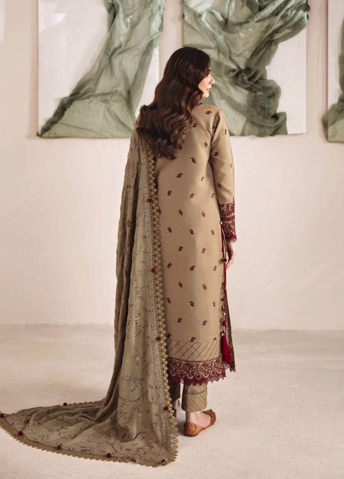 Shades Of Winter By Florent Embroidered Marina Suits Unstitched 3 Piece - FL24SW FL-4B Shades Of Winter By Florent Embroidered Marina Suits Unstitched 3 Piece - FL24SW FL-4B