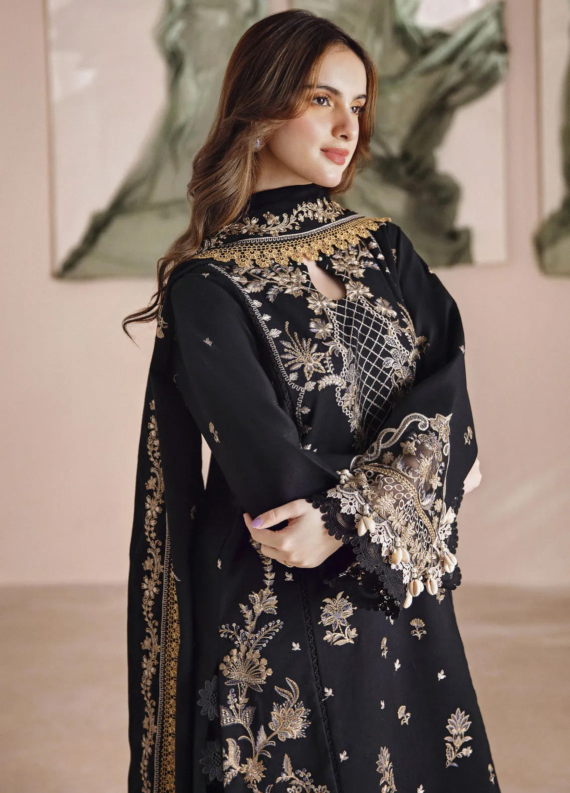 Shades Of Winter By Florent Embroidered Marina Suits Unstitched 3 Piece - FL24SW FL-6A Shades Of Winter By Florent Embroidered Marina Suits Unstitched 3 Piece - FL24SW FL-6A