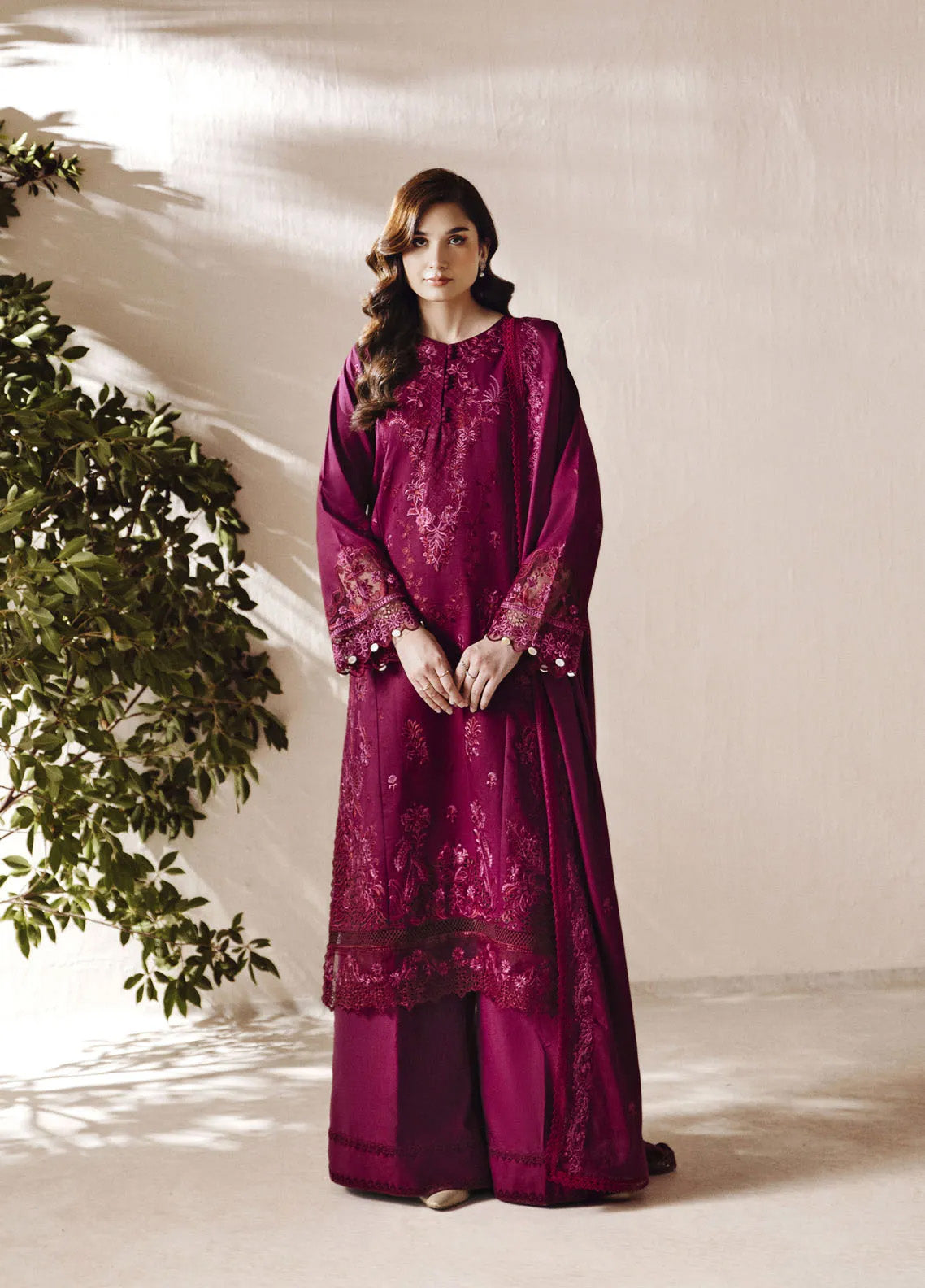 Shades Of Winter By Florent Embroidered Marina Suits Unstitched 3 Piece - FL24SW FL-6B Shades Of Winter By Florent Embroidered Marina Suits Unstitched 3 Piece - FL24SW FL-6B