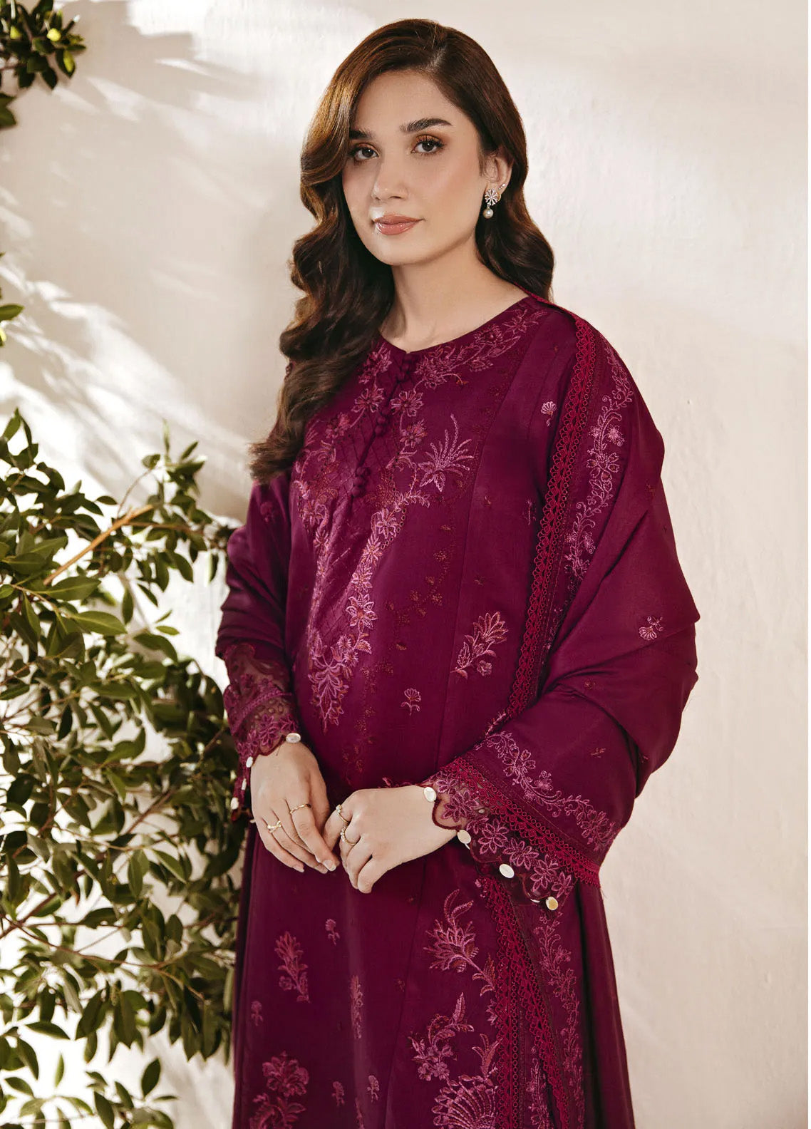 Shades Of Winter By Florent Embroidered Marina Suits Unstitched 3 Piece - FL24SW FL-6B Shades Of Winter By Florent Embroidered Marina Suits Unstitched 3 Piece - FL24SW FL-6B
