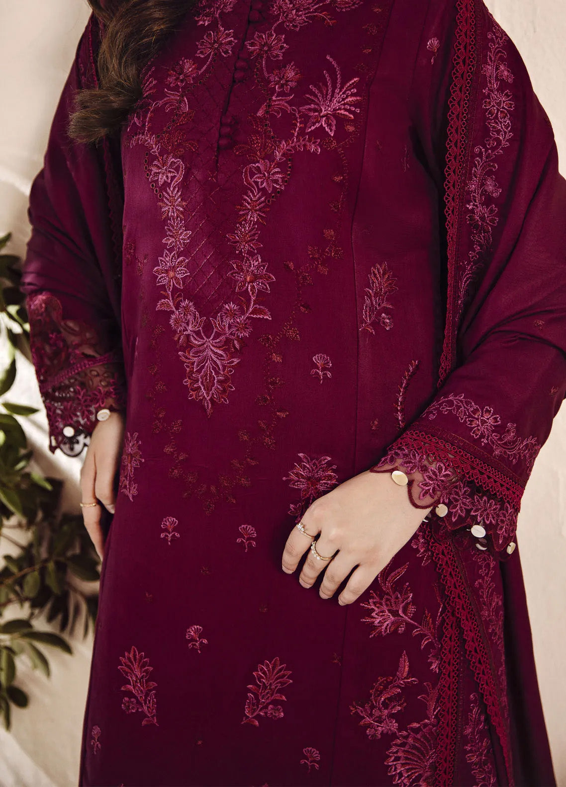 Shades Of Winter By Florent Embroidered Marina Suits Unstitched 3 Piece - FL24SW FL-6B Shades Of Winter By Florent Embroidered Marina Suits Unstitched 3 Piece - FL24SW FL-6B