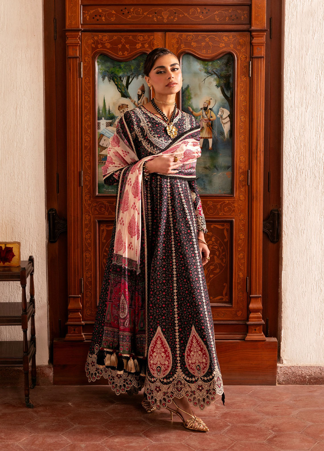 Shahkaar By Jazmin Embroidered Lawn 3 Piece Unstitched Suit JZ26SLEL D-SL-09 Shahkaar By Jazmin Embroidered Lawn 3 Piece Unstitched Suit JZ26SLEL D-SL-09