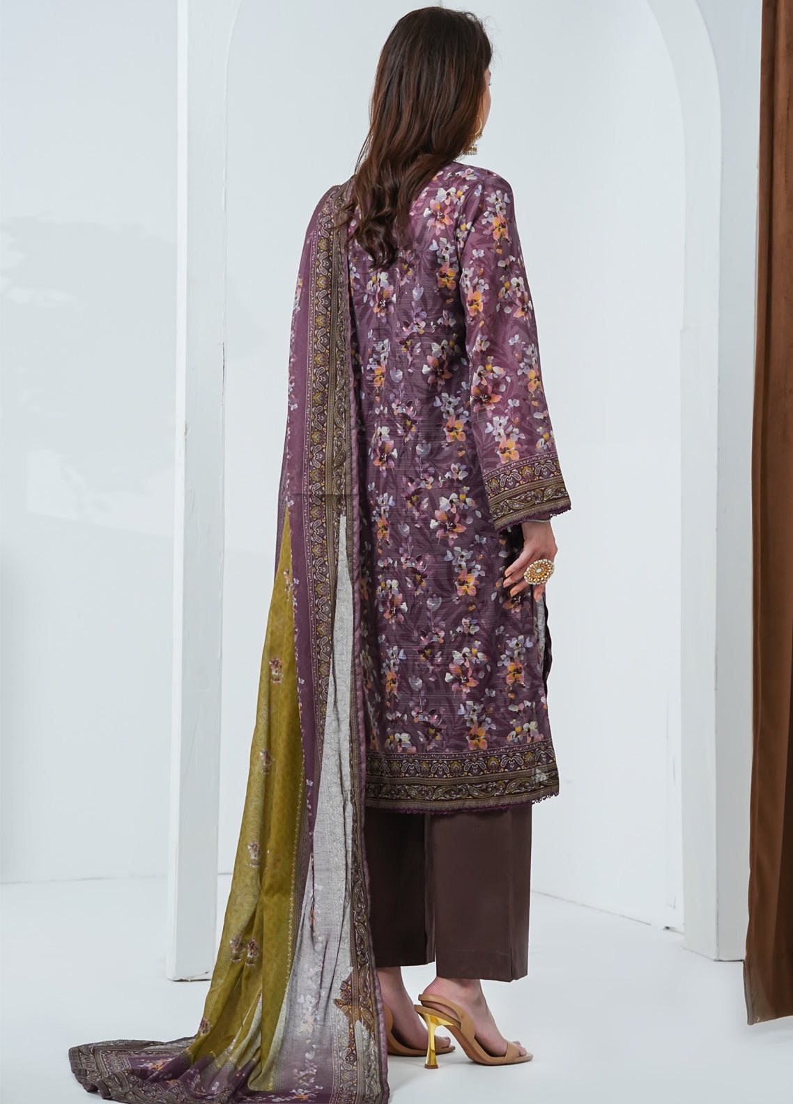 Shahkar By VS Textile Printed Bana Dora Lawn 3 Piece Unstitched Suit VS26SBDLV2 D-835 Shahkar By VS Textile Printed Bana Dora Lawn 3 Piece Unstitched Suit VS26SBDLV2 D-835