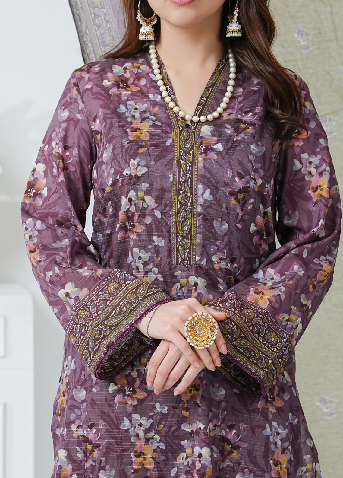 Shahkar By VS Textile Printed Bana Dora Lawn 3 Piece Unstitched Suit VS26SBDLV2 D-835 Shahkar By VS Textile Printed Bana Dora Lawn 3 Piece Unstitched Suit VS26SBDLV2 D-835