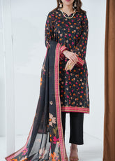 Shahkar By VS Textile Printed Bana Dora Lawn 3 Piece Unstitched Suit VS26SBDLV2 D-836
