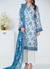 Shahkar By VS Textile Printed Bana Dora Lawn 3 Piece Unstitched Suit VS26SBDLV2 D-838