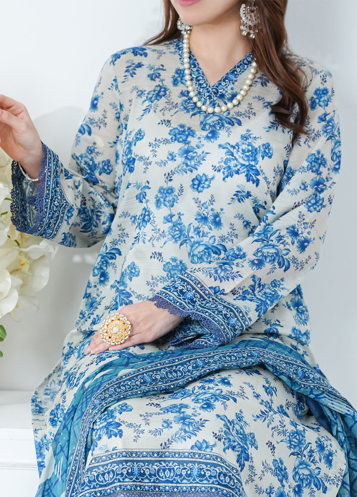 Shahkar By VS Textile Printed Bana Dora Lawn 3 Piece Unstitched Suit VS26SBDLV2 D-838 Shahkar By VS Textile Printed Bana Dora Lawn 3 Piece Unstitched Suit VS26SBDLV2 D-838