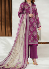 Shahkar By VS Textile Printed Slub Lawn 3 Piece Unstitched Suit VS26SPSLV1 D-819