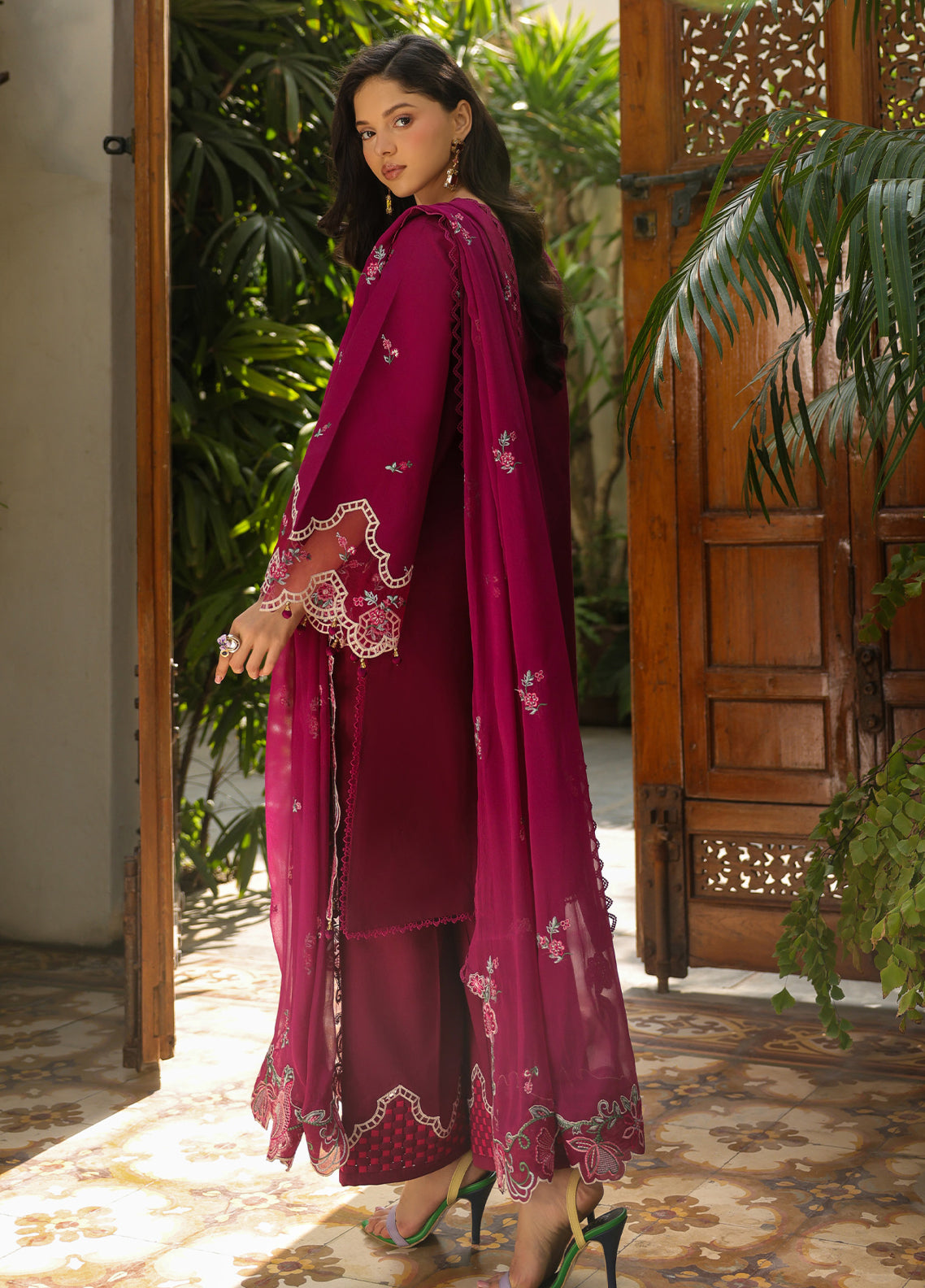 Shanaya By Mahnur Luxury Embroidered Lawn 3 Piece Unstitched Suit MN26SV2 D-SH-02 Shanaya By Mahnur Luxury Embroidered Lawn 3 Piece Unstitched Suit MN26SV2 D-SH-02