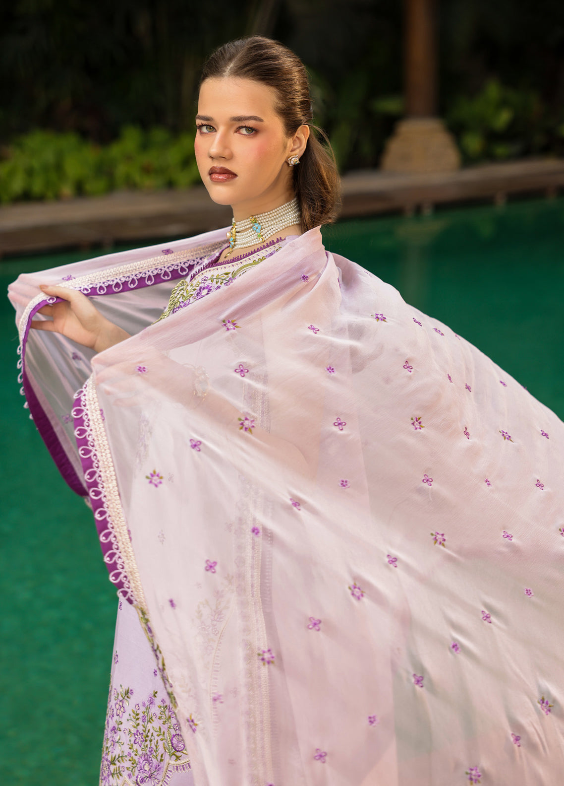 Shanaya By Mahnur Luxury Embroidered Lawn 3 Piece Unstitched Suit MN26SV2 D-SH-07 Shanaya By Mahnur Luxury Embroidered Lawn 3 Piece Unstitched Suit MN26SV2 D-SH-07