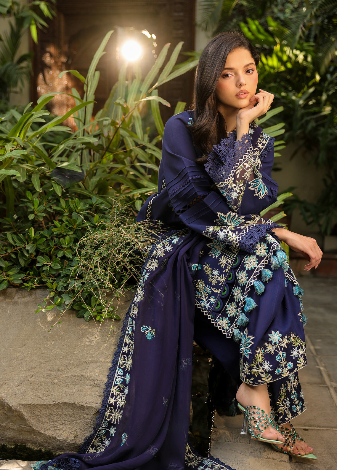 Shanaya By Mahnur Luxury Embroidered Lawn 3 Piece Unstitched Suit MN26SV2 D-SH-10 Shanaya By Mahnur Luxury Embroidered Lawn 3 Piece Unstitched Suit MN26SV2 D-SH-10