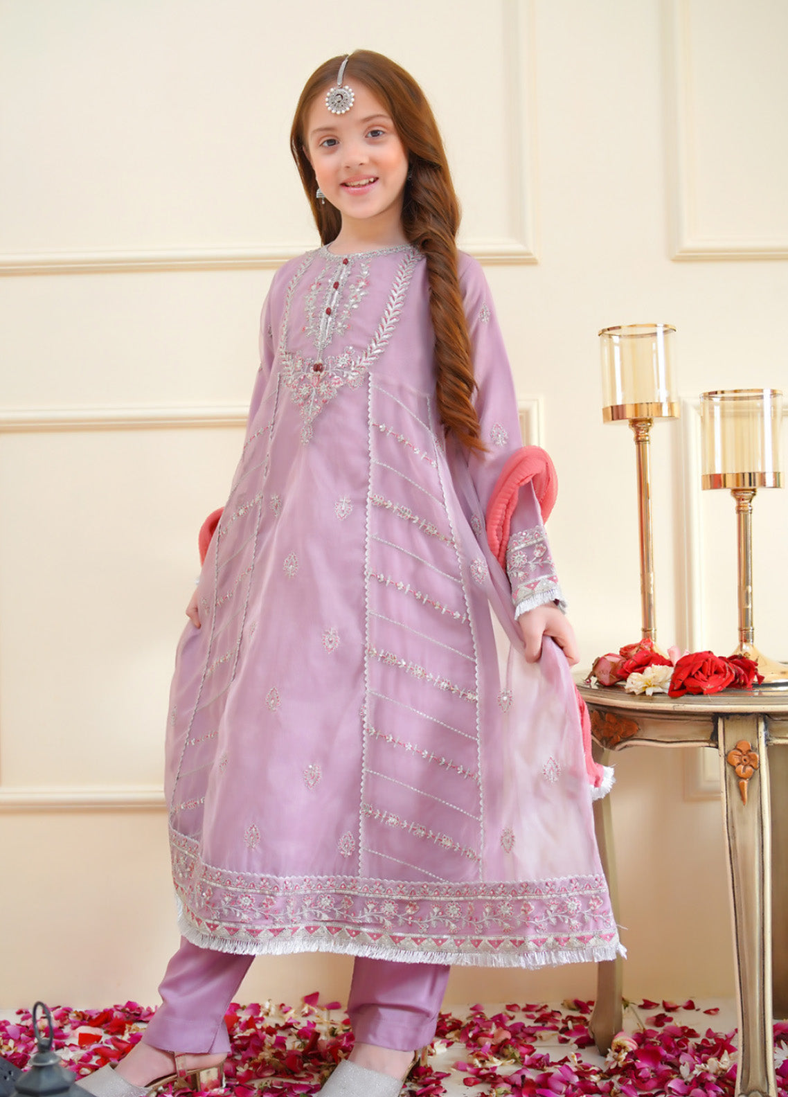 Shanzey Embroidered Chiffon Suits Stitched 3 Piece For Girls - S25MEF SHK-4013 Shanzey Embroidered Chiffon Suits Stitched 3 Piece For Girls - S25MEF SHK-4013