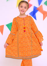 Shanzey Printed Lawn Suits Stitched 2 Piece For Girls - S25EML SHK-4311