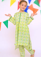 Shanzey Printed Lawn Suits Stitched 2 Piece For Girls - S25EML SHK-4315
