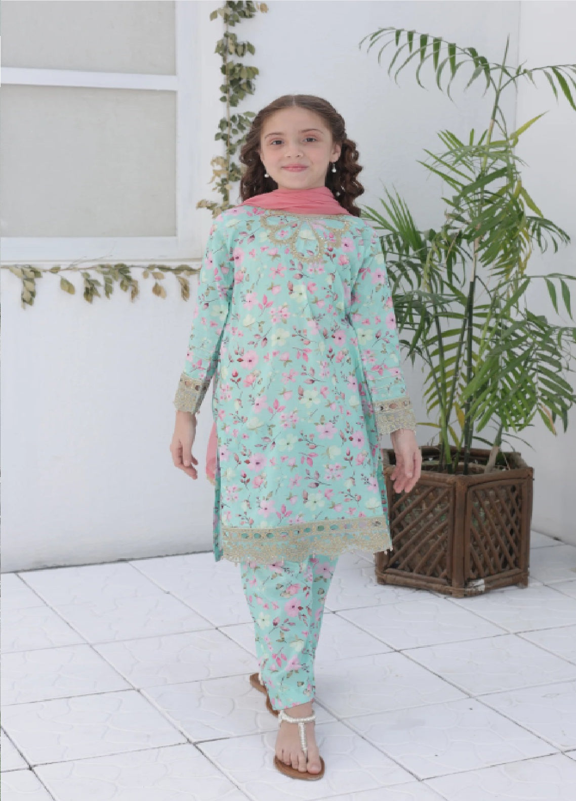 Shanzey Girls Stitched 3 Piece Suit For Girls S26G D-SHK-6103 Shanzey Girls Stitched 3 Piece Suit For Girls S26G D-SHK-6103