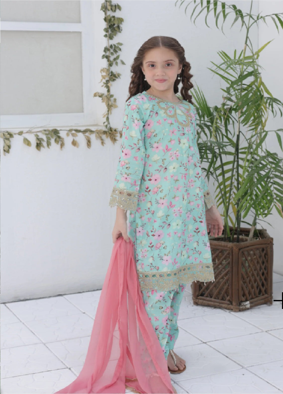 Shanzey Girls Stitched 3 Piece Suit For Girls S26G D-SHK-6103 Shanzey Girls Stitched 3 Piece Suit For Girls S26G D-SHK-6103