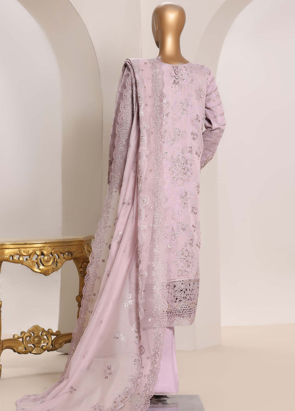 Sheer By HZ Textile Embrodered Lorex Khaadi Net 3 Piece Stitched Suit HZ26PD1 D-233-PL Sheer By HZ Textile Embrodered Lorex Khaadi Net 3 Piece Stitched Suit HZ26PD1 D-233-PL