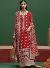 Shehnai By Afrozeh Embroidered Chiffon Suits Unstitched 3 Piece - AF24SW AFS-24-02 NISHAT