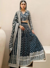 Shehnai By Afrozeh Embroidered Organza Suits Unstitched 3 Piece - AF24SW AFS-24-08 UROOJ