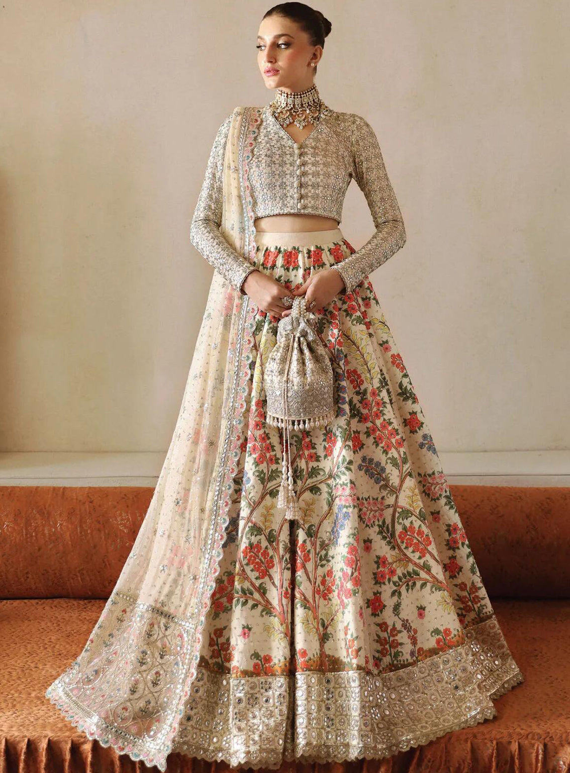 Shehnai By Afrozeh Embroidered Raw Silk Suits Unstitched 3 Piece - AF24SW AFS-24-09 GULNAR Shehnai By Afrozeh Embroidered Raw Silk Suits Unstitched 3 Piece - AF24SW AFS-24-09 GULNAR