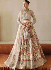 Shehnai By Afrozeh Embroidered Raw Silk Suits Unstitched 3 Piece - AF24SW AFS-24-09 GULNAR