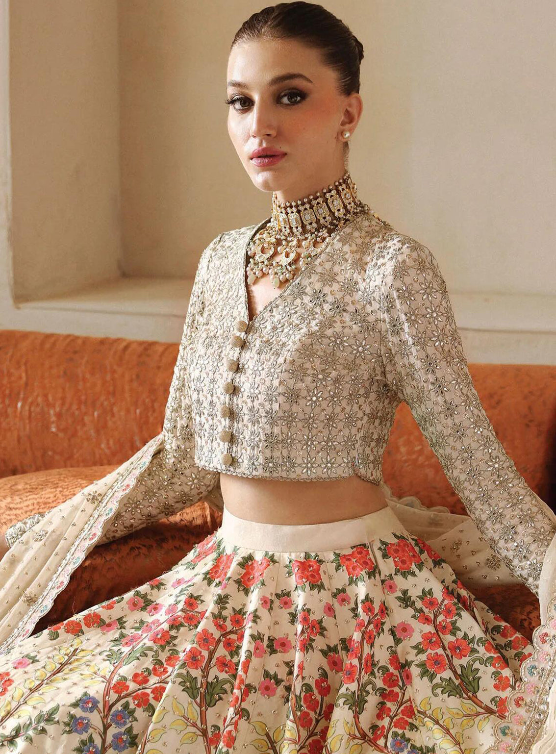 Shehnai By Afrozeh Embroidered Raw Silk Suits Unstitched 3 Piece - AF24SW AFS-24-09 GULNAR Shehnai By Afrozeh Embroidered Raw Silk Suits Unstitched 3 Piece - AF24SW AFS-24-09 GULNAR