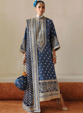 Shehnai By Afrozeh Embroidered Raw Silk Suits Unstitched 3 Piece - AF24SW AFS-24-10 RUKHSANA